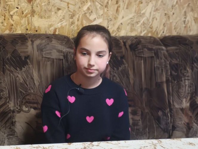🇺🇦 VIOLETA, 12 YEARS OLD, Donetsk region → Khmelnytskyi region → Vinnytsia, Participant of the project “Children of War: Testimonies and Analytics for International Advocacy”